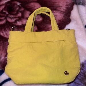 Lululemon Athletica On My Level *Micro Vibrant Yellow Tote Bag